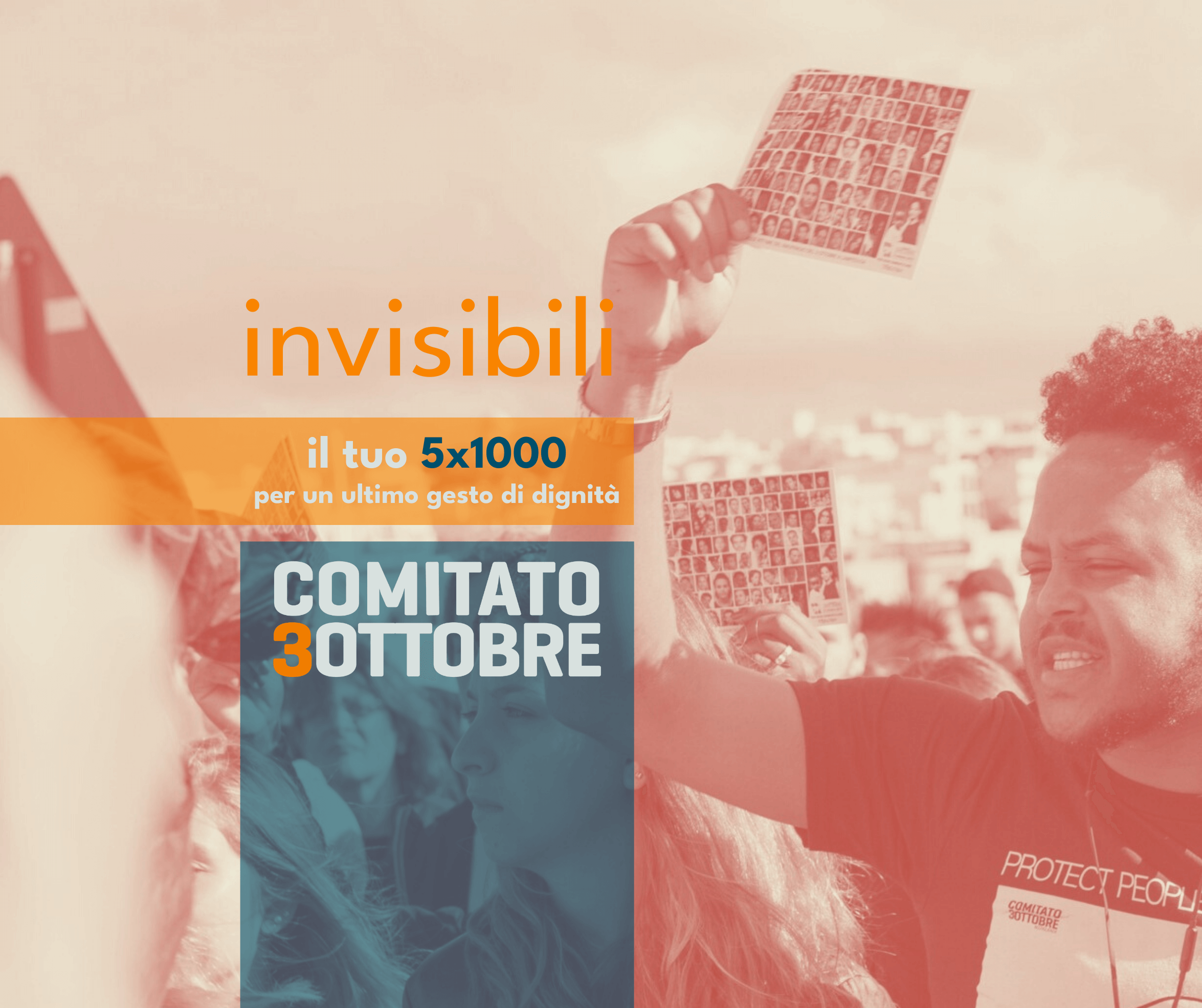 #invisibili – il tuo 5×1000 al Comitato 3 ottobre