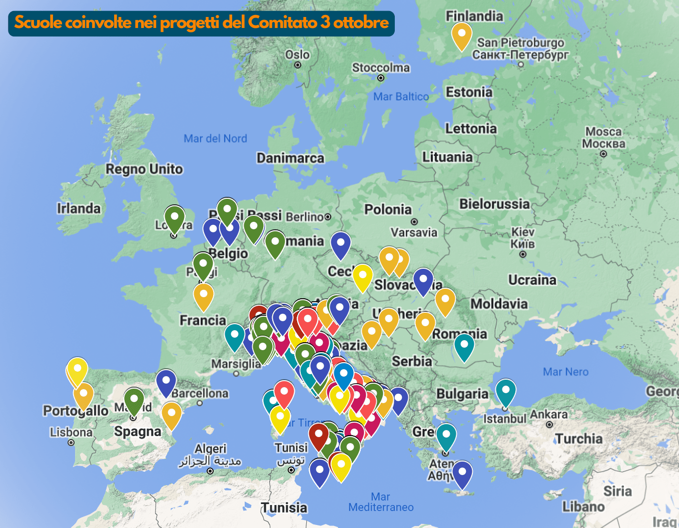 Scuole del network Comitato 3 ottobre